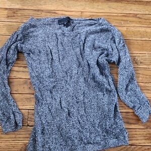 Attention Gray Women's Crew Neck Sweater